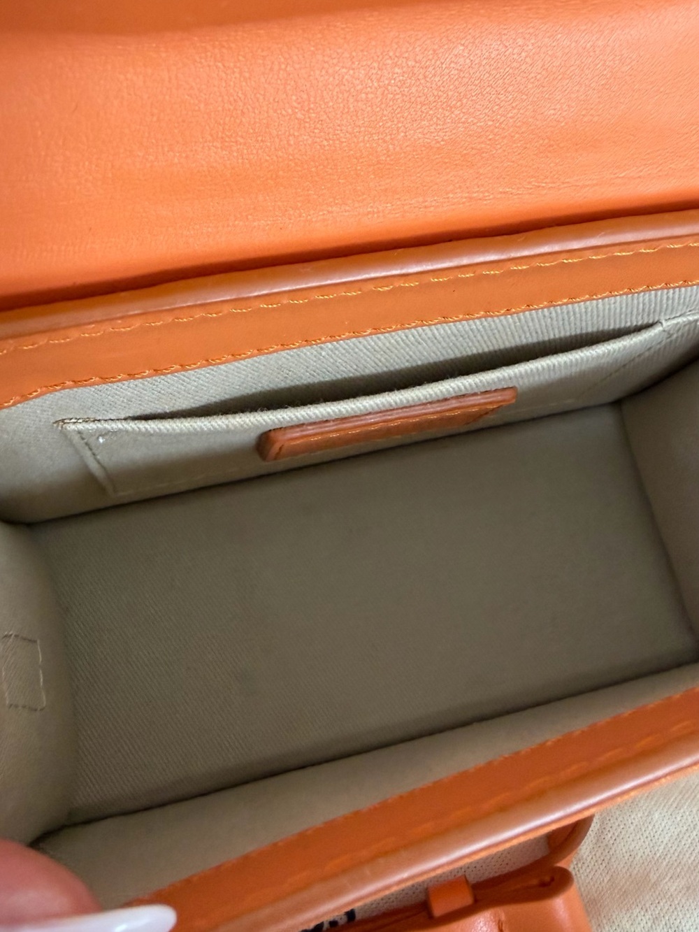 Jacquemus le chiquito noeud Orange bag - Picture 7 of 7